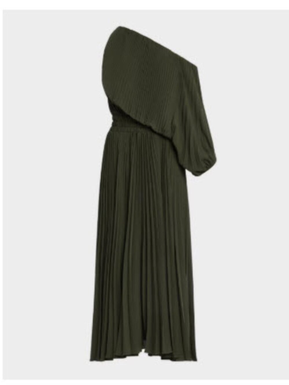 A.L.C. Mara Pleated Asymmetric Dress